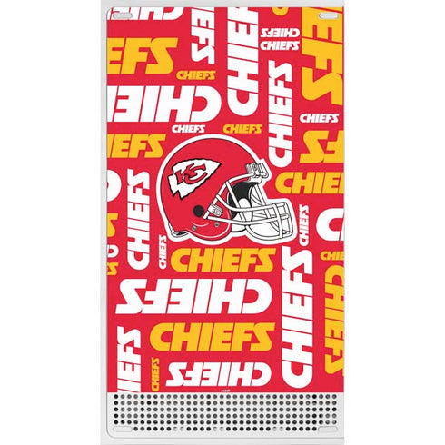 NFL Kansas City Chiefs Red Blast Xbox Series S Console Skin